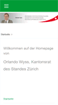 Mobile Screenshot of orlando-wyss.ch