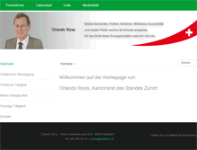 Tablet Screenshot of orlando-wyss.ch
